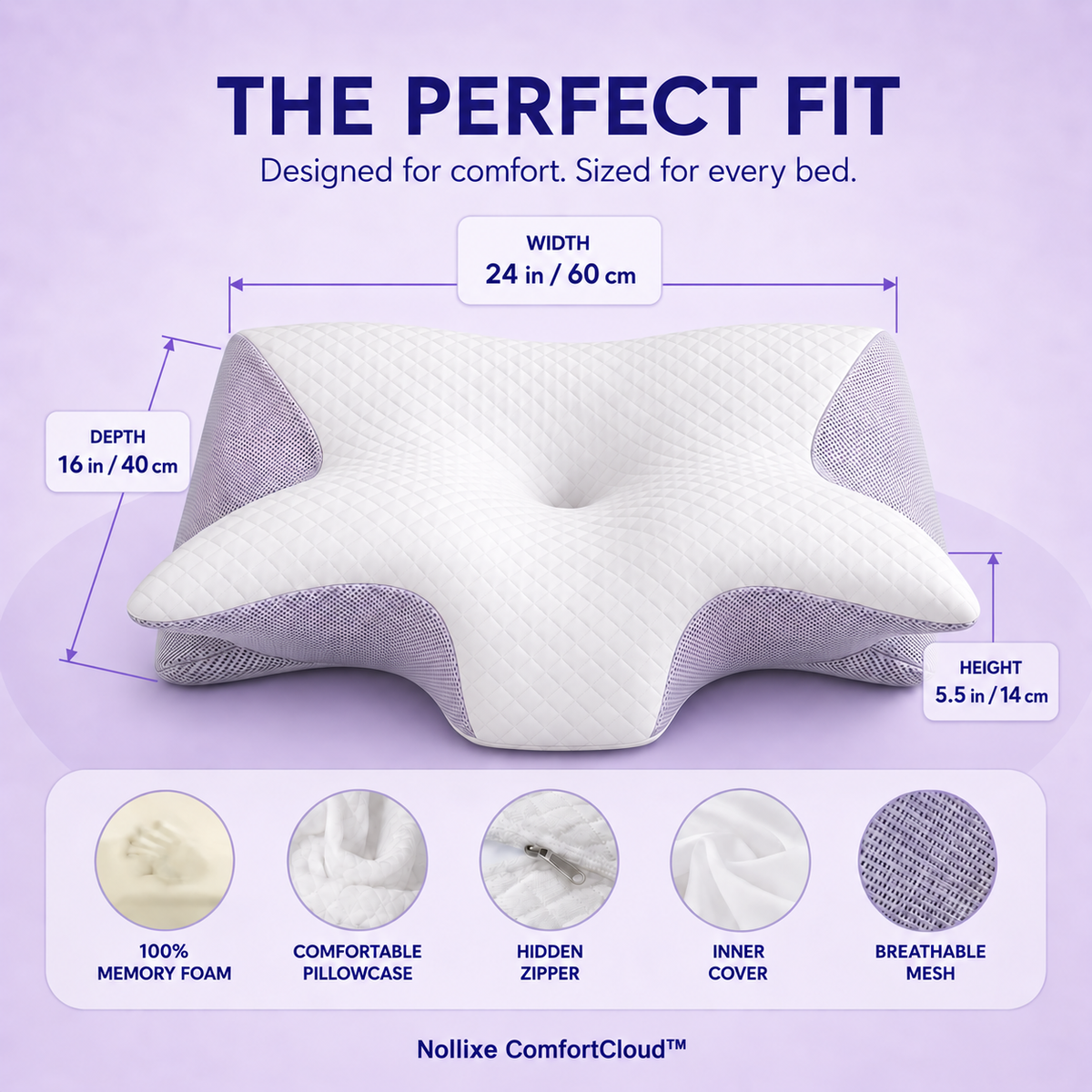 ComfortCloud™ Pillow